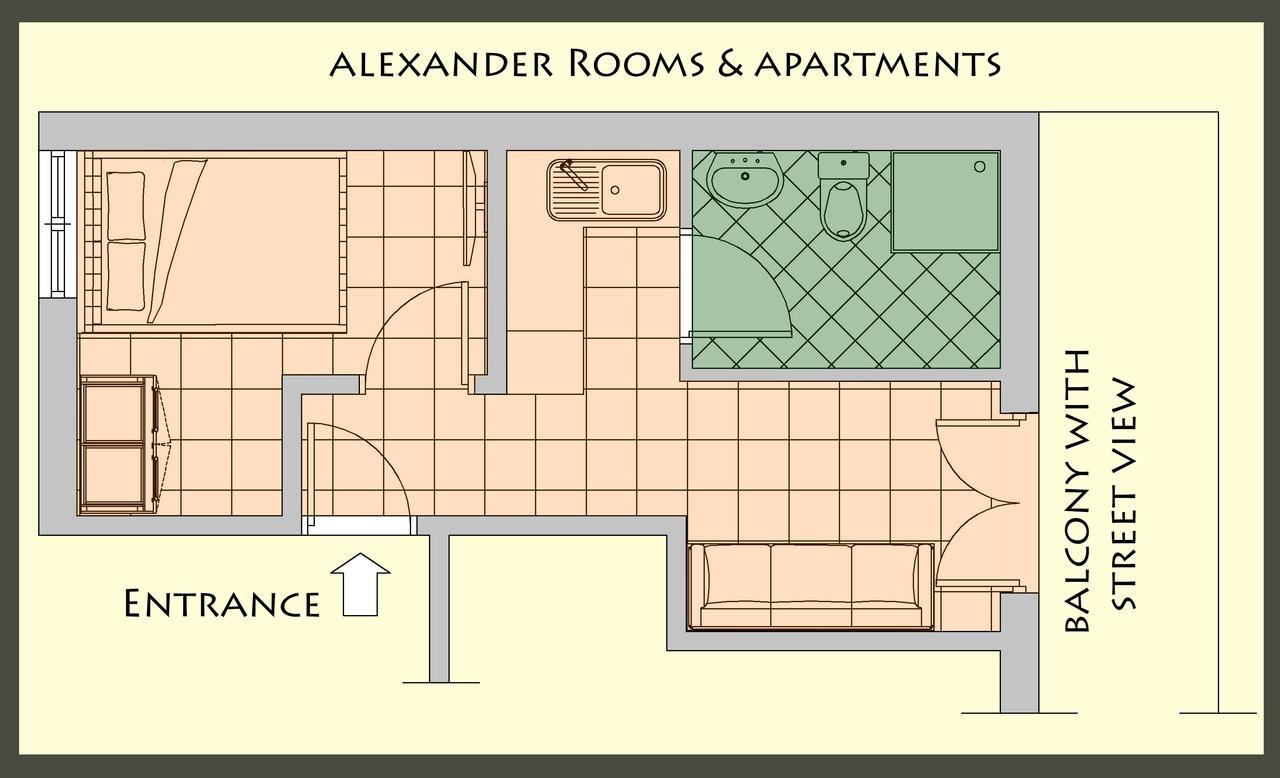 Alexander Rooms & Apartments Игуменица Стая снимка