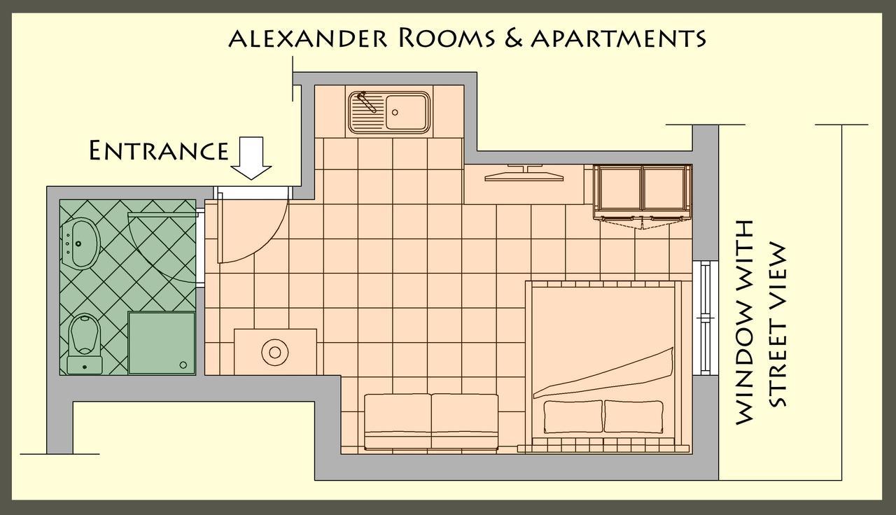 Alexander Rooms & Apartments Игуменица Стая снимка